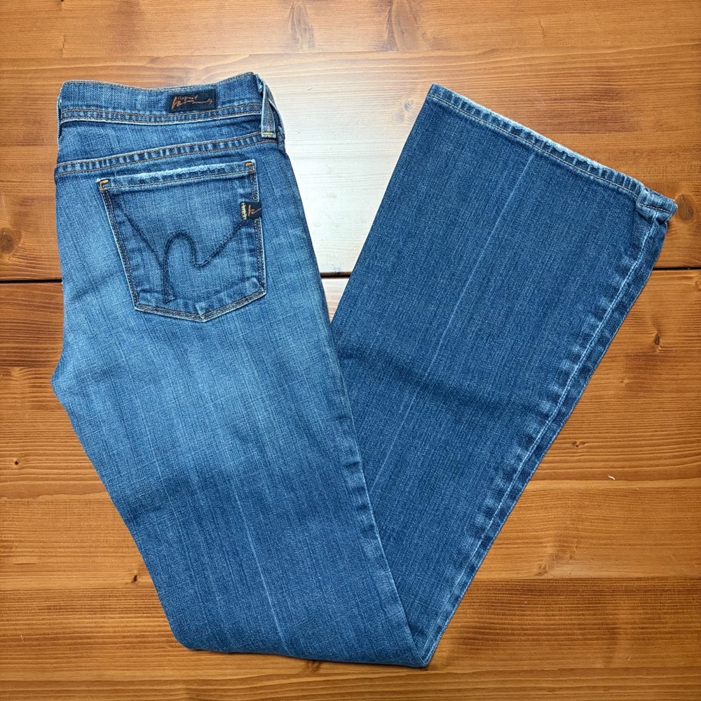 Citizens of Humanity Low Rise Flare Size 28 Ingrid Stretch #002
